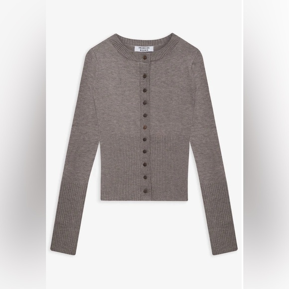 Frankies Bikinis Cloud Knit Button Up Cardigan - Picture 3 of 6